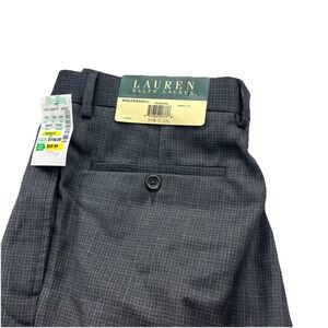 Vintage Lauren Ralph Lauren 100% Wool Pleated Dress Pants 34x32‎ NWT Stein Mart